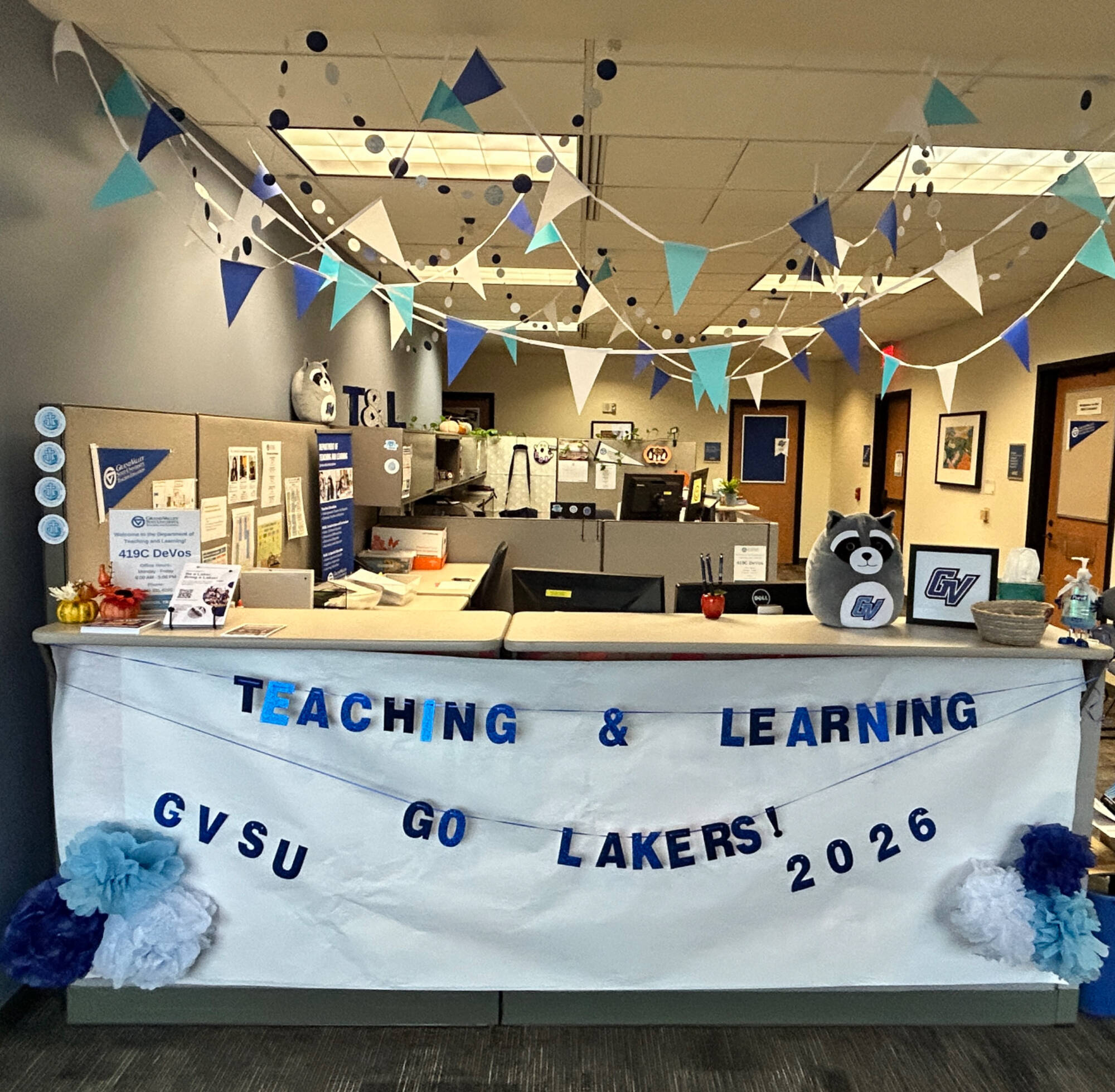 Photo of homecoming decorations